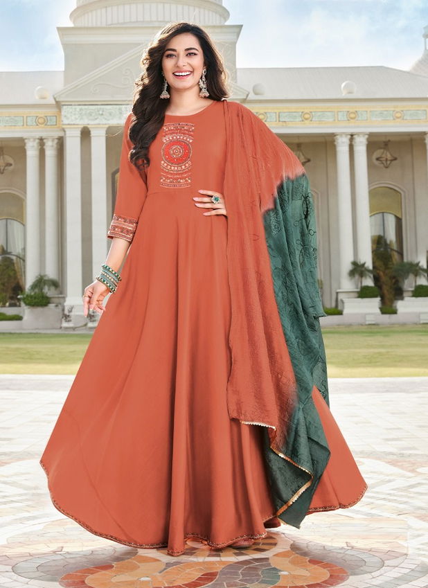 KEELOO Gracie 1 Fancy Festive Wear Designer Heavy Long Anarkali Kurti Collection